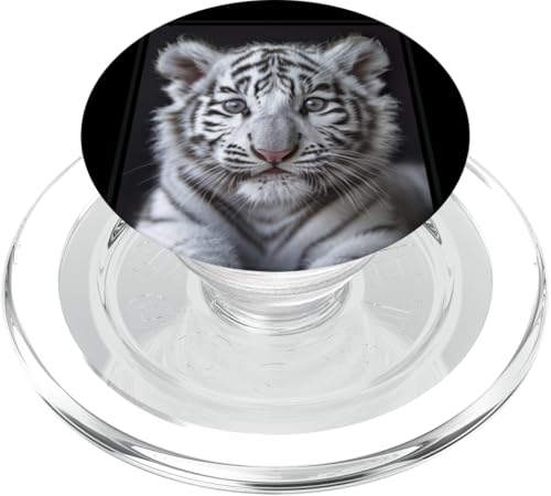 White Tiger Weiße Tiger Weißer Tiger PopSockets PopGrip für MagSafe White Tiger Weiße Tiger Weißer Tiger PopSockets PopGrip für MagSafe von Weiße Tiger Weißer Tiger Geschenk Shop