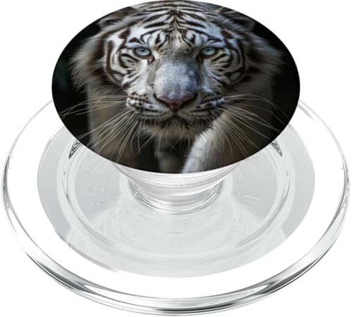 White Tiger Weiße Tiger Weißer Tiger PopSockets PopGrip für MagSafe White Tiger Weiße Tiger Weißer Tiger PopSockets PopGrip für MagSafe von Weiße Tiger Weißer Tiger Geschenk Shop
