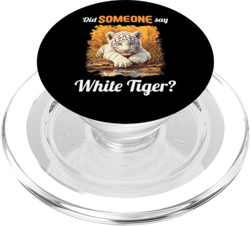 White Tiger Weiße Tiger Weißer Tiger PopSockets PopGrip für MagSafe White Tiger Weiße Tiger Weißer Tiger PopSockets PopGrip für MagSafe von Weiße Tiger Weißer Tiger Geschenk Shop