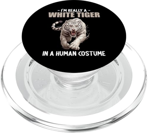 White Tiger Weiße Tiger Weißer Tiger PopSockets PopGrip für MagSafe White Tiger Weiße Tiger Weißer Tiger PopSockets PopGrip für MagSafe von Weiße Tiger Weißer Tiger Geschenk Shop
