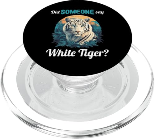 White Tiger Weiße Tiger Weißer Tiger PopSockets PopGrip für MagSafe White Tiger Weiße Tiger Weißer Tiger PopSockets PopGrip für MagSafe von Weiße Tiger Weißer Tiger Geschenk Shop