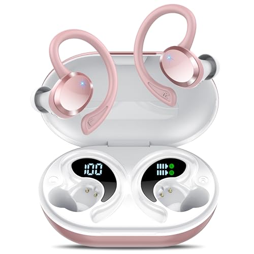 Bluetooth Kopfhörer, Kopfhörer Kabellos Bluetooth 5.4, In Ear Kopfhörer mit HiFi Sound, 68Std Spielzeit Kabellose Kopfhörer mit ENC Noise Cancelling Mics, IP7 Wasserdicht Ohrhörer LED-Anzeige, USB-C von Wekily