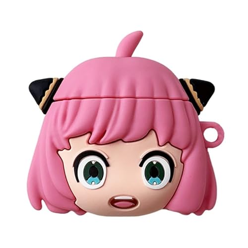 Kompatibel mit AirPods 4 Hülle 2024, niedliche Cartoon-Charaktere, 3D-Anime-Element, Kawaii-Airpod-Hülle, 4. Generation, mit Schlüsselanhänger, für Männer, Frauen, Jungen, Mädchen, Teenager Kompatibel mit AirPods 4 Hülle 2024, niedliche Cartoon-Charaktere, 3D-Anime-Element, Kawaii-Airpod-Hülle, 4. Generation, mit Schlüsselanhänger, für Männer, Frauen, Jungen, Mädchen, Teenager von Weklop