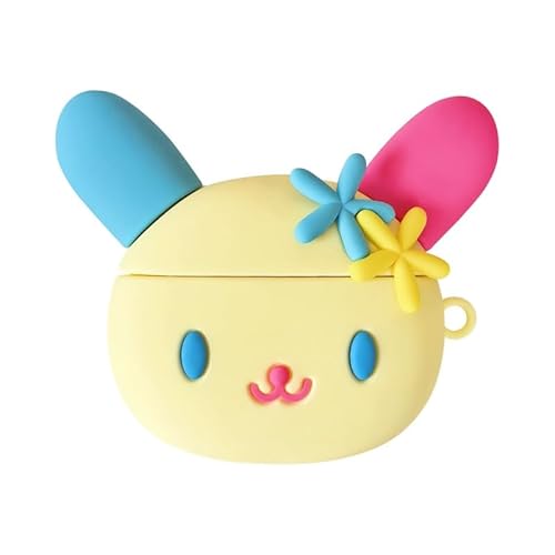 Kompatibel mit AirPods 4 Hülle 2024 mit Reinigungsset, niedliche Cartoon-Charaktere, 3D-Hasen-Element, Anime, Kawaii, modische Airpod-Hülle 4. Generation mit Schlüsselanhänger für Männer, Frauen Kompatibel mit AirPods 4 Hülle 2024 mit Reinigungsset, niedliche Cartoon-Charaktere, 3D-Hasen-Element, Anime, Kawaii, modische Airpod-Hülle 4. Generation mit Schlüsselanhänger für Männer, Frauen von Weklop