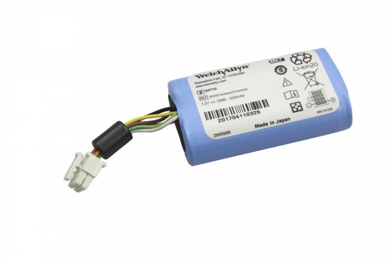 Original Li Ion Akku Welch Allyn Blutdruckmesser Connex Spot 2-Zell - BATT22 von Welch Allyn