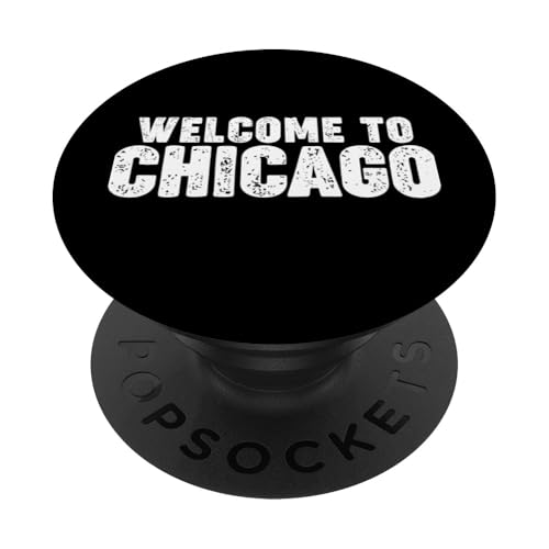 Welcome to Chicago PopSockets Klebender PopGrip Welcome to Chicago PopSockets Klebender PopGrip von Welcome to My City Tees