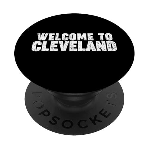Welcome to Cleveland PopSockets Klebender PopGrip Welcome to Cleveland PopSockets Klebender PopGrip von Welcome to My City Tees