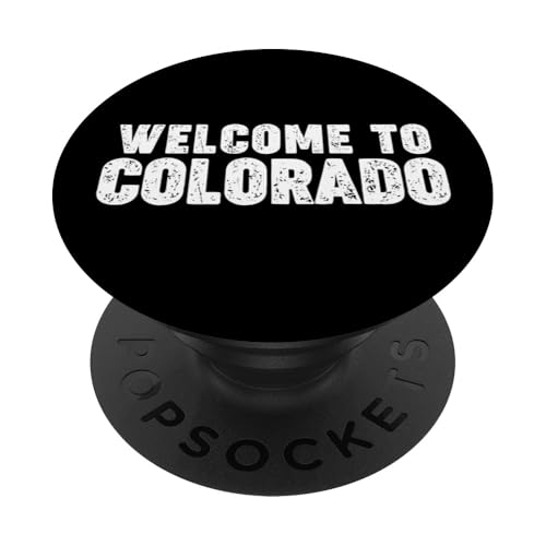 Welcome to Colorado PopSockets Klebender PopGrip Welcome to Colorado PopSockets Klebender PopGrip von Welcome to My City Tees