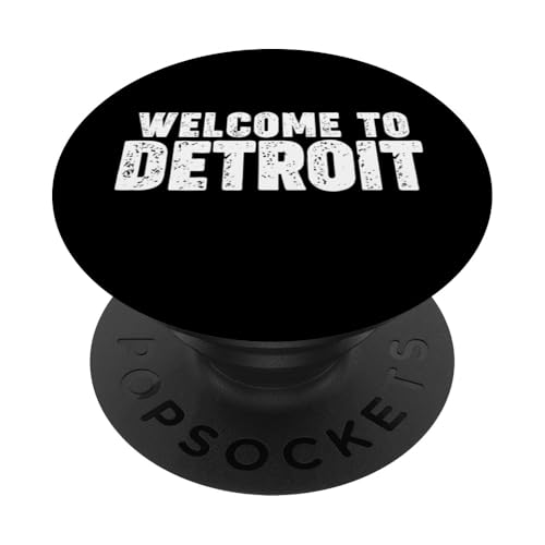 Welcome to Detroit PopSockets Klebender PopGrip Welcome to Detroit PopSockets Klebender PopGrip von Welcome to My City Tees