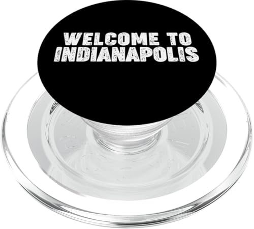 Welcome to Indianapolis PopSockets PopGrip für MagSafe Welcome to Indianapolis PopSockets PopGrip für MagSafe von Welcome to My City Tees