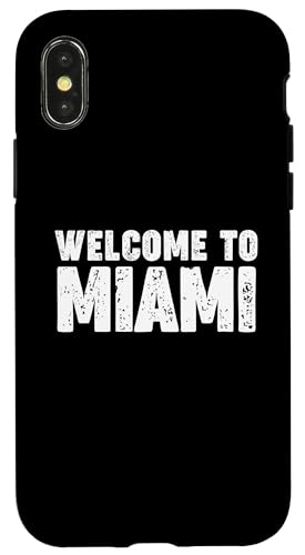 Welcome to Miami Hülle für iPhone X/XS Welcome to Miami Hülle für iPhone X/XS von Welcome to My City Tees