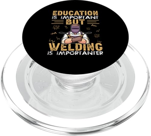 Bildung ist wichtig, aber Schweißen ist wichtig PopSockets PopGrip für MagSafe von Welder And Metalworking Designs For Locksmiths