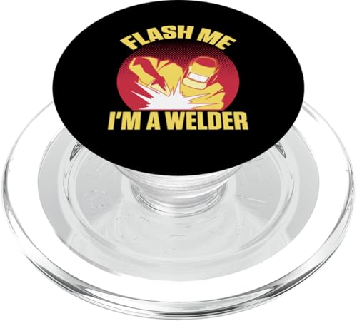 Flash Me, ich bin ein Schweißer PopSockets PopGrip für MagSafe Flash Me, ich bin ein Schweißer PopSockets PopGrip für MagSafe von Welder And Metalworking Designs For Locksmiths