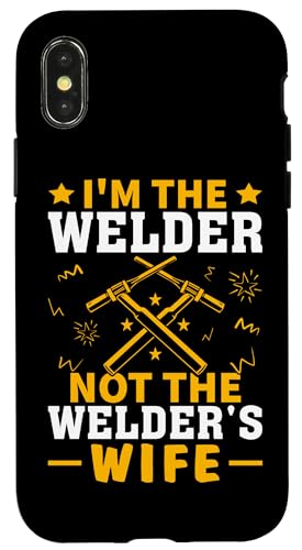 Ich bin der Schweißer, nicht die Frau des Schweißers Hülle für iPhone X/XS Ich bin der Schweißer, nicht die Frau des Schweißers Hülle für iPhone X/XS von Welder And Metalworking Designs For Locksmiths
