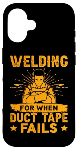 Schweißen – wenn Klebeband ausfällt Hülle für iPhone 16 von Welder And Metalworking Designs For Locksmiths