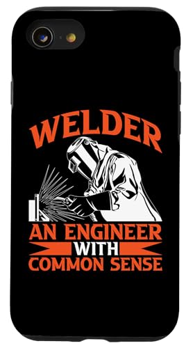 Schweißer - Ein Ingenieur mit gesundem Menschenverstand Hülle für iPhone SE (2020) / 7 / 8 von Welder And Metalworking Designs For Locksmiths