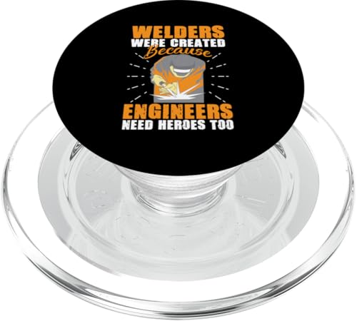 Schweißer wurden geschaffen, weil Ingenieure auch Helden brauchen PopSockets PopGrip für MagSafe Schweißer wurden geschaffen, weil Ingenieure auch Helden brauchen PopSockets PopGrip für MagSafe von Welder And Metalworking Designs For Locksmiths