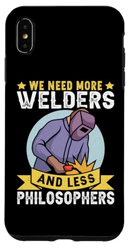 Wir brauchen mehr Schweißer und weniger Philosophen Hülle für iPhone XS Max Wir brauchen mehr Schweißer und weniger Philosophen Hülle für iPhone XS Max von Welder And Metalworking Designs For Locksmiths