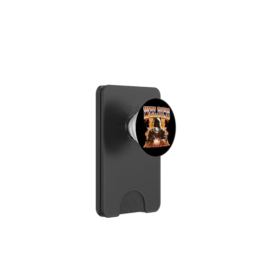 Schweißgerät Weld Flames Bootleg Style der 90er PopSockets PopWallet für MagSafe von Welding Welder 90s Retro Bootleg Gifts