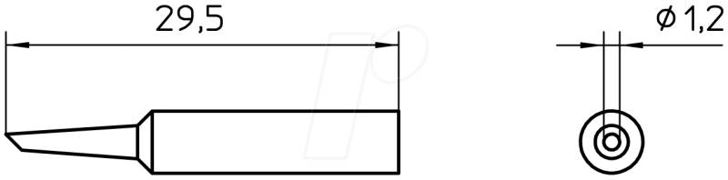 SPITZE XNT 4 - Lötspitze XNT 4, Ø 1,2 mm von Weller