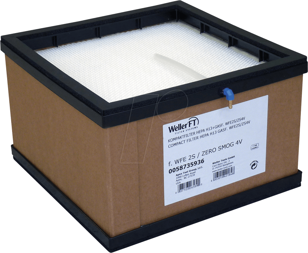 WEL T0058735936N - Kompaktfilter für ZeroSmog 4V, WFE 2S WEL T0058735936N - Kompaktfilter für ZeroSmog 4V, WFE 2S von Weller
