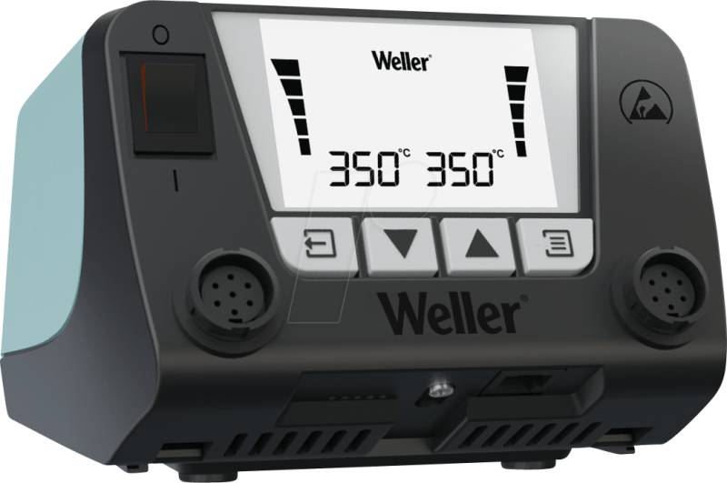 WELLER WT2 - Lötstation, WT2M, 150 W, 2-Kanal, ESD von Weller