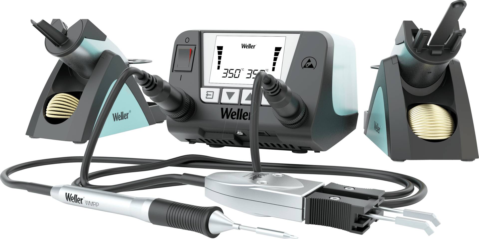 WELLER WT2020 - Lötstation, WT 2020, 150 W, 2-Kanal, ESD, inkl WSR 203 von Weller