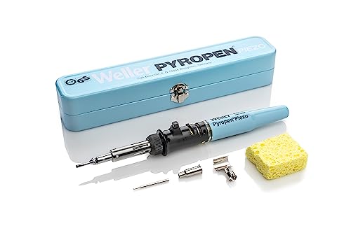 Weller T0051605899 Pyropen Piezo Butangas Lötkolben, Schnelle Aufheizzeit und Selbstzündende Piezofunktion Weller T0051605899 Pyropen Piezo Butangas Lötkolben, Schnelle Aufheizzeit und Selbstzündende Piezofunktion von Weller