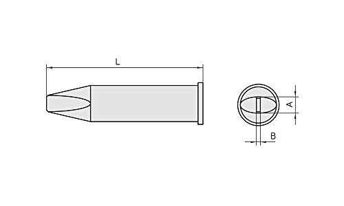 Weller T0054480199 Lötspitze für Lötkolben, 200 W von Weller