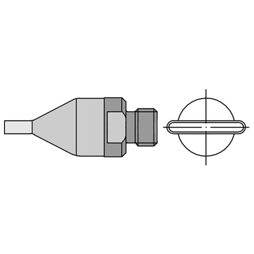 Weller T0058727772 Heißluft-Flachdüse für Hap 1 von Weller