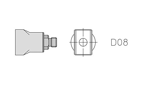 Weller T0058727781 Heißluftdüse und Vorheiz für Hap 1 von Weller