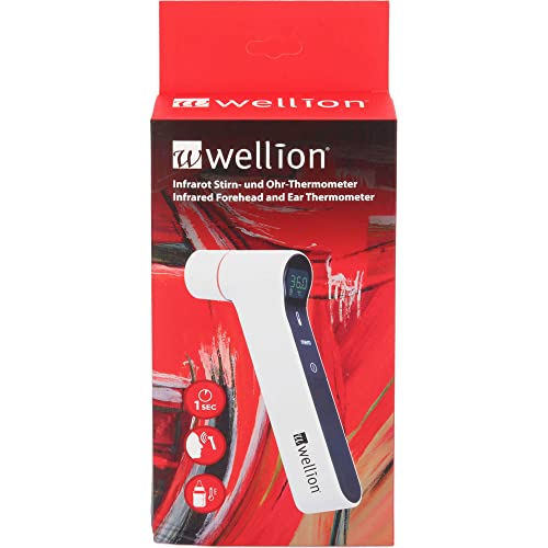 WELLION Infrarot Stirn- und Ohr-Thermometer 1 Stück WELLION Infrarot Stirn- und Ohr-Thermometer 1 Stück von Wellion