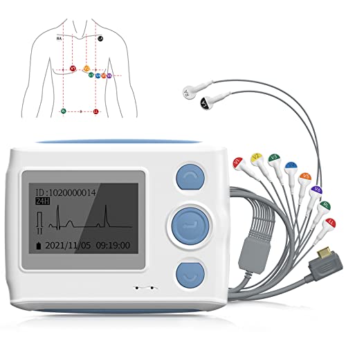 Wellue EKG Gerät 12 Kanal, 24h Holter EKG Monitor mit AI-ECG Analyse, Funktioniert mit PC und Mac, Tragbarer Mobiles 6 8 Kanal 24-Stunden Langzeit EKG Gerät für Zuhause Wellue EKG Gerät 12 Kanal, 24h Holter EKG Monitor mit AI-ECG Analyse, Funktioniert mit PC und Mac, Tragbarer Mobiles 6 8 Kanal 24-Stunden Langzeit EKG Gerät für Zuhause von Wellue