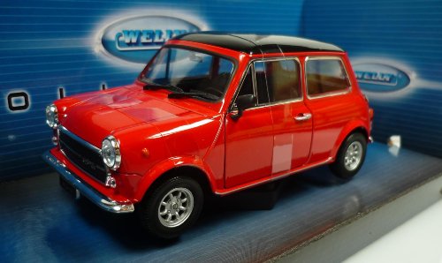 Welly Diecast Model - Mini Cooper 1300 Red Car - 1:24 Scale - 22496W - New von Welly