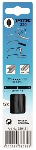 Puk Metallsägeblatt 320 L.150mm ZpZ 50 1-s.12 St./Karte Welotec 320121-44301 von Welotec