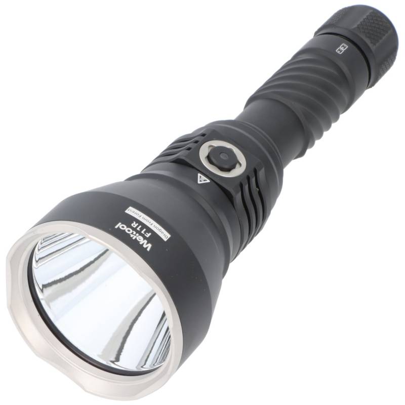 Weltool F6R LED-Taschenlampe mit bis zu 5500 Lumen, Leuchtweite 1.202 Meter, inkl. 15.000mAh LMFP-Akku von Weltool