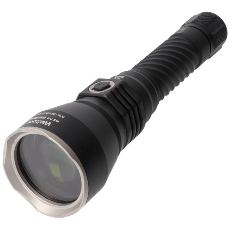 Weltool W5pro LEP Laser mit bis zu 2842 Metern Reichweite, 990 Lumen, kaltweiß, inklusive 2x 22500 Li-Ion Akku von Weltool