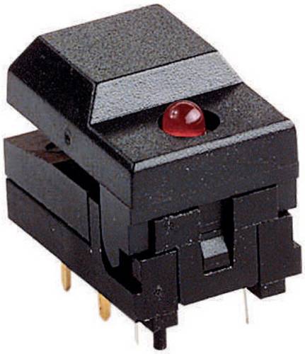 Weltron 604108 604108 Drucktaster 12V 0.03A 1 x Aus/(Ein) tastend Rot (L x B x H) 17.5 x 12.5 x 15mm von Weltron