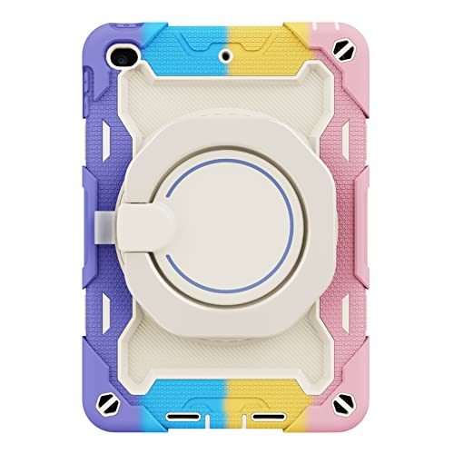 Wembem für iPad Mini 5 Jungen Mädchen Robuste Heavy Duty Tablet Kinder mit 360 Grad drehbar Ständer Stifthalter Hülle 4, Bunt Rosa, Für iPad Mini 4-Mini 5 von Wembem