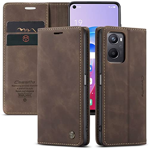 WenBaby CaseMe Handyhülle für Samsung Galaxy A13 5G/A04S/A04/M13 5G Hülle +2 Stück Panzerglas Schutzfolie, Premium Leder Brieftasche Schutzhülle [Kartenfach][Stand] für Galaxy A13 5G/A04S, Kaffee von WenBaby