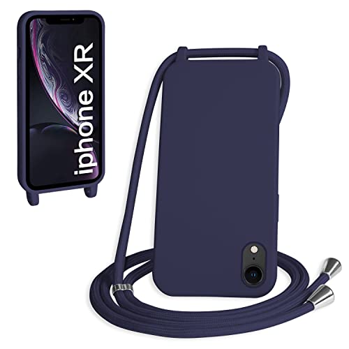 WenBaby Handykette für iPhone XR Hülle mit Band,Handyhülle mit Schnur zum Umhängen Silikon Seil Necklace Schutzhülle mit Kordel Tasche Case TPU Bumper für iPhone XR- Marineblau WenBaby Handykette für iPhone XR Hülle mit Band,Handyhülle mit Schnur zum Umhängen Silikon Seil Necklace Schutzhülle mit Kordel Tasche Case TPU Bumper für iPhone XR- Marineblau von WenBaby