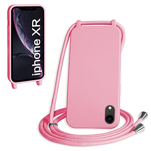 WenBaby Handykette für iPhone XR Hülle mit Band,Handyhülle mit Schnur zum Umhängen Silikon Seil Necklace Schutzhülle mit Kordel Tasche Case TPU Bumper für iPhone XR- Rosa WenBaby Handykette für iPhone XR Hülle mit Band,Handyhülle mit Schnur zum Umhängen Silikon Seil Necklace Schutzhülle mit Kordel Tasche Case TPU Bumper für iPhone XR- Rosa von WenBaby