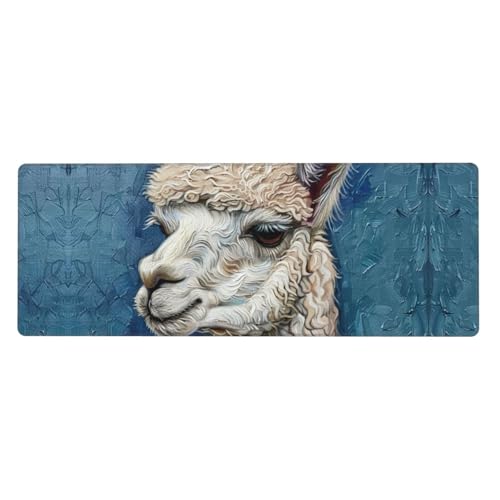 Alpaka-Llama-Tastaturunterlage, Büro-Schreibtischunterlage und Schreibblock sind die makellose Wahl für Arbeit und Unterhaltung Alpaka-Llama-Tastaturunterlage, Büro-Schreibtischunterlage und Schreibblock sind die makellose Wahl für Arbeit und Unterhaltung von WenDang