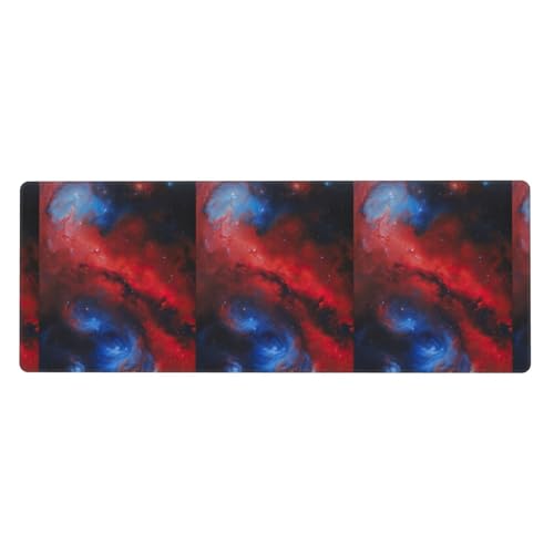 Die rotblaue Galaxie-Tastaturunterlage, Büro-Schreibtischunterlage und Schreibunterlage sind die makellose Wahl für Arbeit und Unterhaltung Die rotblaue Galaxie-Tastaturunterlage, Büro-Schreibtischunterlage und Schreibunterlage sind die makellose Wahl für Arbeit und Unterhaltung von WenDang