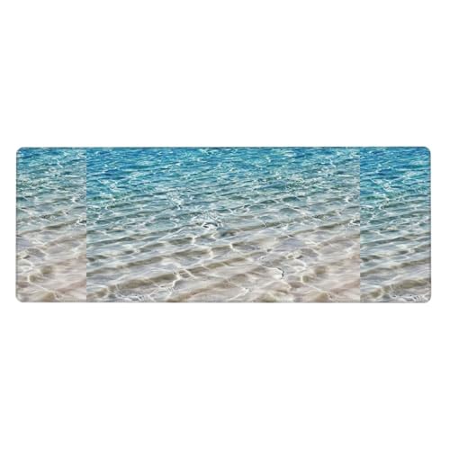 Klare Meerwasser-Tastaturunterlage, Büro-Schreibtischunterlage und Schreibunterlage sind die makellose Wahl für Arbeit und Unterhaltung Klare Meerwasser-Tastaturunterlage, Büro-Schreibtischunterlage und Schreibunterlage sind die makellose Wahl für Arbeit und Unterhaltung von WenDang