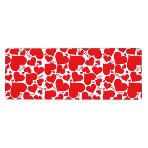 Love Heart Tastaturunterlage, Büro-Schreibtischunterlage und Schreibblock sind die makellose Wahl für Arbeit und Unterhaltung Love Heart Tastaturunterlage, Büro-Schreibtischunterlage und Schreibblock sind die makellose Wahl für Arbeit und Unterhaltung von WenDang