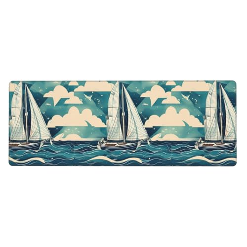 Ocean Sailboat Tastaturunterlage, Büro-Schreibtischunterlage und Schreibunterlage sind die makellose Wahl für Arbeit und Unterhaltung Ocean Sailboat Tastaturunterlage, Büro-Schreibtischunterlage und Schreibunterlage sind die makellose Wahl für Arbeit und Unterhaltung von WenDang