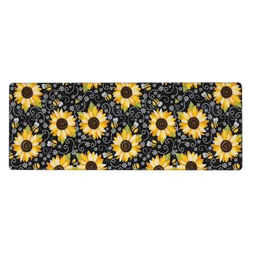 Tastaturunterlage, Büro-Schreibtischunterlage und Schreibunterlage mit Sonnenblumenmotiv sind die makellose Wahl für Arbeit und Unterhaltung Tastaturunterlage, Büro-Schreibtischunterlage und Schreibunterlage mit Sonnenblumenmotiv sind die makellose Wahl für Arbeit und Unterhaltung von WenDang