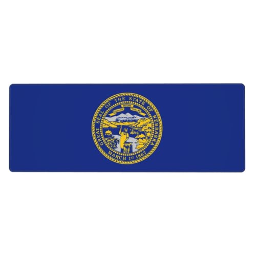 Tastaturunterlage mit Nebraska-Flagge, Büro-Schreibtischunterlage und Schreibblock sind die makellose Wahl für Arbeit und Unterhaltung Tastaturunterlage mit Nebraska-Flagge, Büro-Schreibtischunterlage und Schreibblock sind die makellose Wahl für Arbeit und Unterhaltung von WenDang