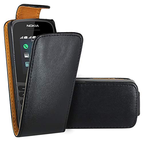 WenTian Nokia 105 2019 Edition Handy Hülle, Hüllen Etui Ledertasche Premium Lederhülle Schutzhülle für Nokia 105 (2019 Edition) von WenTian